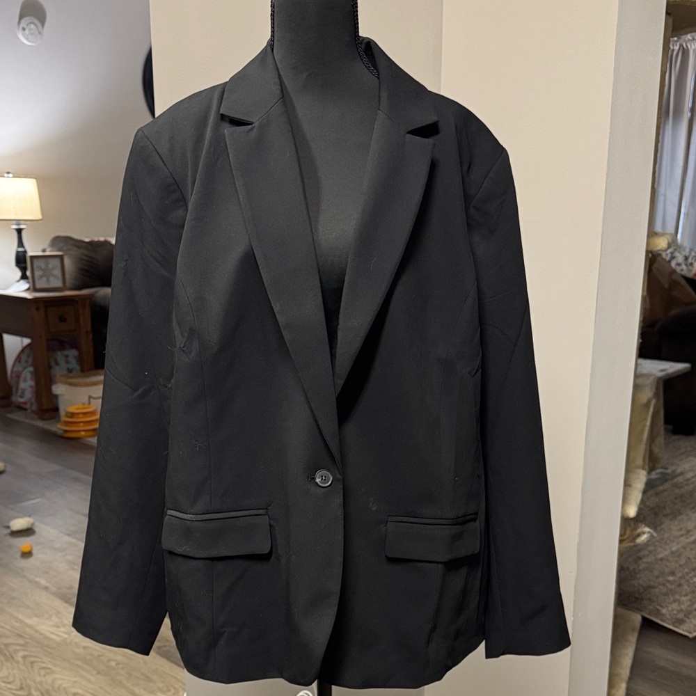 Liz Claiborne Kate Womens Plus Classic Fit Blazer 20W